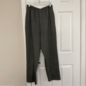 dressbarn Womens Charcoal Sweatpants